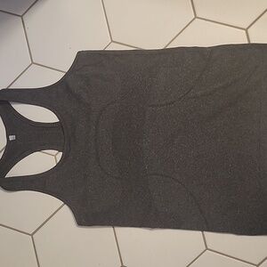 Lululemon Swiftly Womens 8 Grey Charcoal Tank Top Racerback Athletic Workout